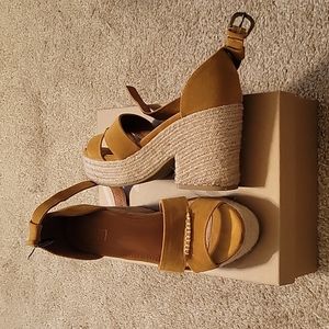Women's Mustard Wedges